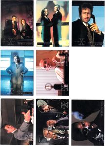 X-Files Season 2 Topps silver foil parallel partial set (32 different cards out of 72)