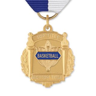 No. 10-1 Basketball Medal