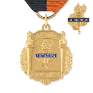 No. 10-265 Graduation Medal & Pin Combo