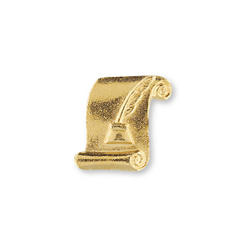 No. 480 Academic Achievement Scroll & Pen Pin