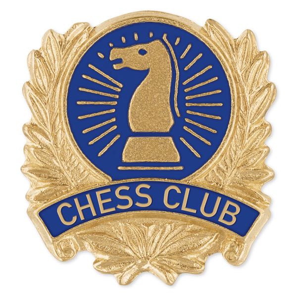 No. 496 Chess Club Pin