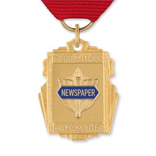 No. 70-1 Newspaper Medal