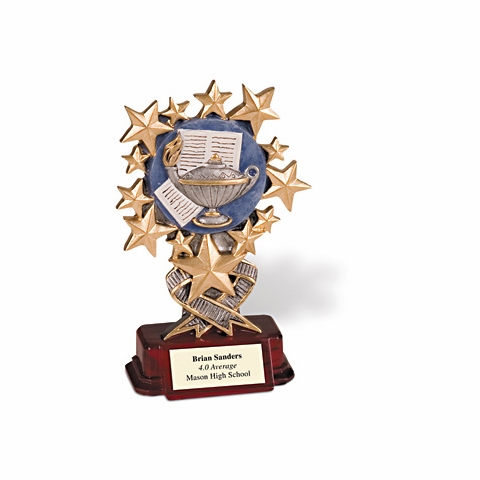 No. 9076 Starburst Academic Lamp Figure