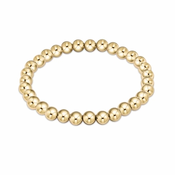 14k Gold Filled 5mm Beaded Bracelet