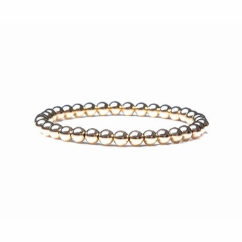 14k Gold Filled 5mm Beaded Bracelet