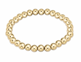 14k Gold Filled 6mm Beaded Bracelet