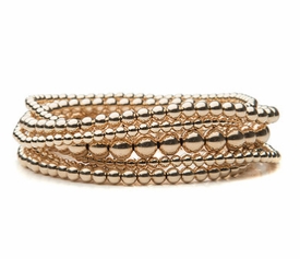 14k Gold Mixed Stack Gold (Set of 5)