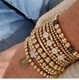 14k Gold Personalized Bead Bracelet