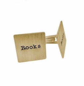 14k Gold Square Cuff Links