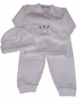 Crown Take Me Home Layette Set, 3 Piece