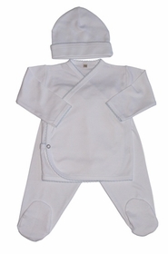 Take Me Home Set with Pink, Blue or Navy Trim, 3 Piece