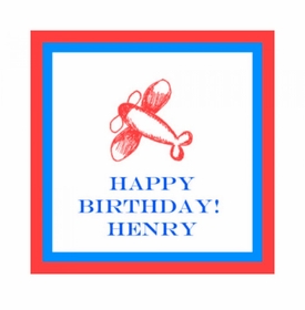 Airplane Birthday Gifts Sticker