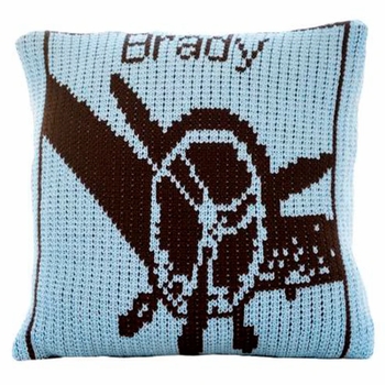 airplane pillow with name