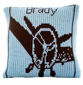Airplane Pillow with Name