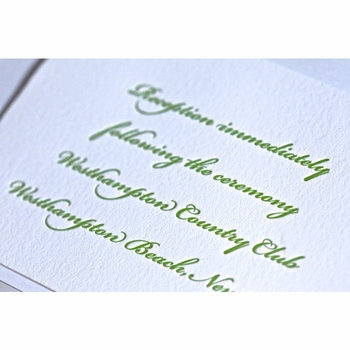 alex & conor reception card