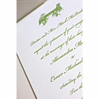 alex & conor wedding invitation