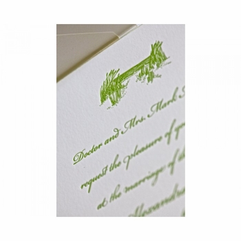 alex & conor wedding invitation