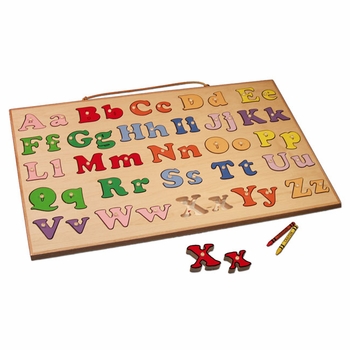 alphabet puzzle - upper and lower case