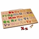 alphabet puzzle - upper and lower case