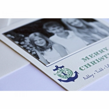 anchor holiday card