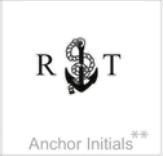 soundview millworks monograms and frames anchor initials