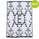 anchors and ropes stroller blanket