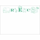 animal monogram children's stationary