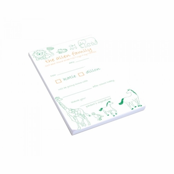 animals play date pad