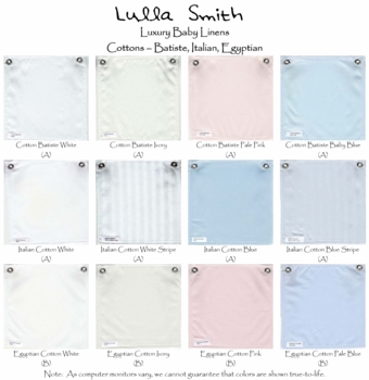 anjou cotton crib bedding (custom colors available) <br> (contact us for pricing) 