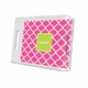 ann tile raspberry lucite tray - small