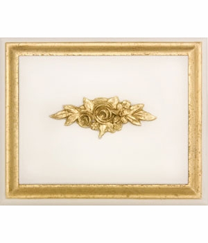 Antico White With Gold Gilding Finish