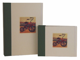 antique tricyle photo album