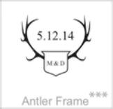 soundview millworks monograms and frames antler frame