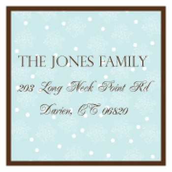 Aqua Love Holiday Cards