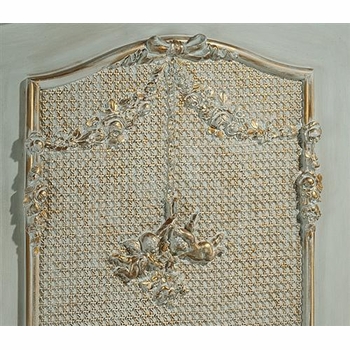 art for kids bonne nuit cherubini crib (versailles blue)