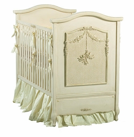 art for kids cherubini crib (versailles tea stain)