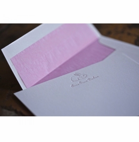 Ava Rose Rabbit Baby Stationery