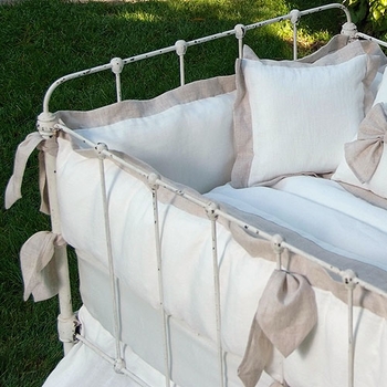 avignon crib bedding (custom colors available) <br> (contact us for pricing) 