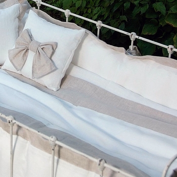 avignon crib bedding (custom colors available) <br> (contact us for pricing) 