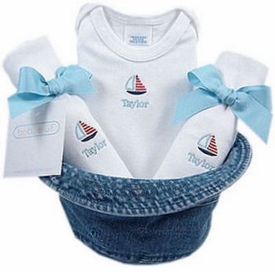 baby boy gift set - bucket hat