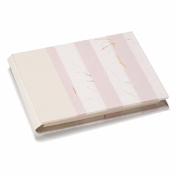 baby brag book in blue or yellow stripe by rag & bone bindery