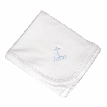baby christening blanket