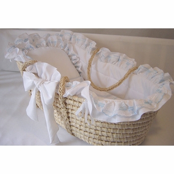 baby luxe moses basket <br>  Please contact us for pricing