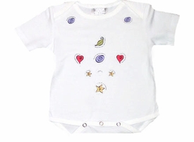 Baby Massage Bodysuit, Short Sleeve