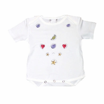 baby massage snuggie - summer short sleeve by touch of love