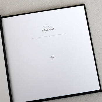 Baby's First Book - Black by Rag & Bone Bindery
