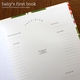 Baby's First Book - Jungle Book by Rag and Bone Bindery