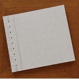 baby's first book - natural linen by rag & bone bindery