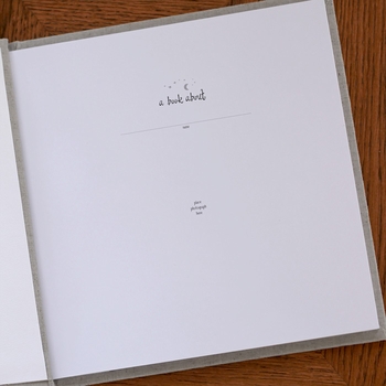baby's first book - natural linen by rag & bone bindery
