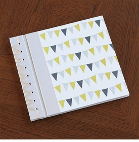 baby's first book - yellow bunting by rag & bone bindery